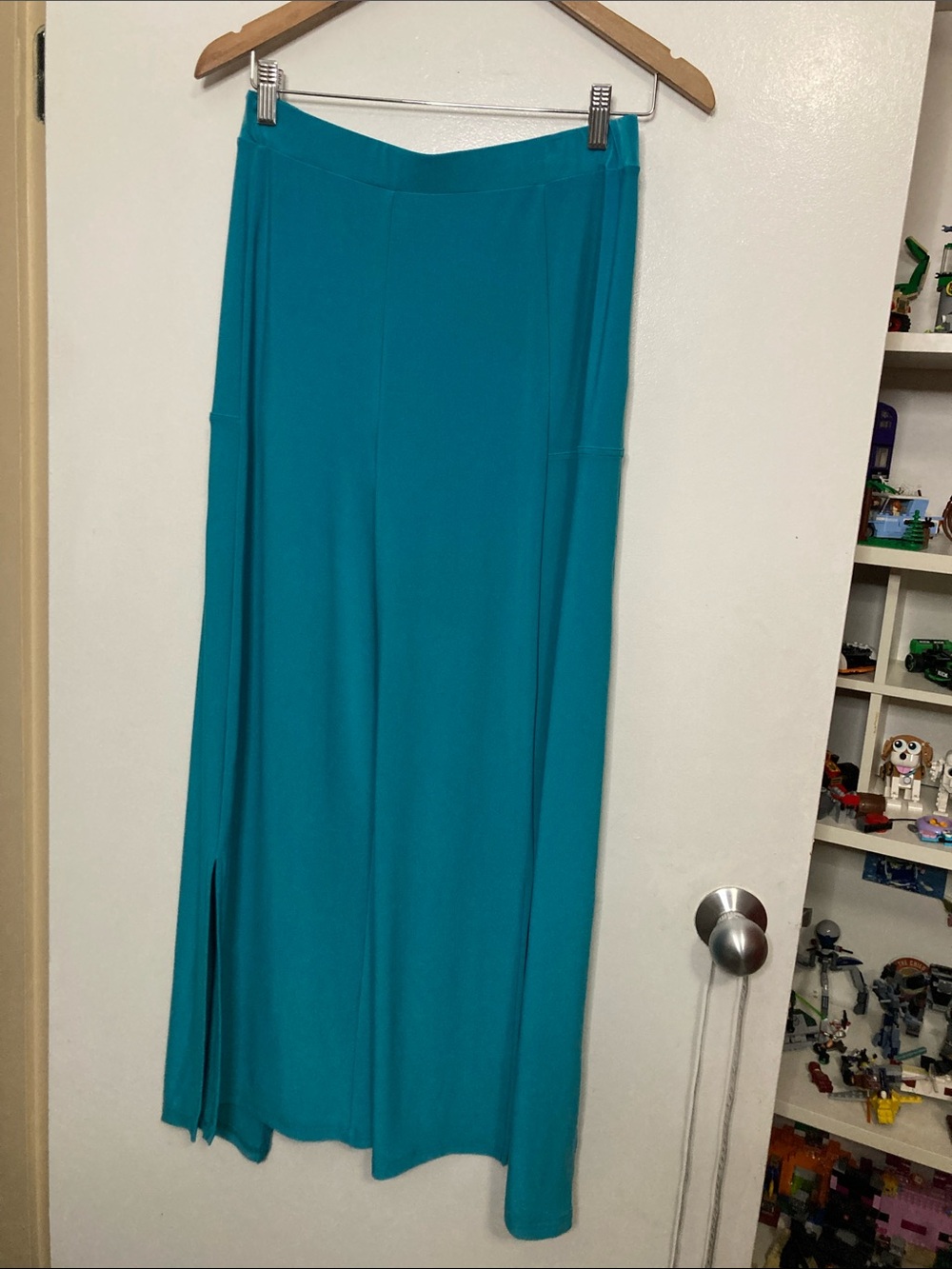 sympli mde in canada pants high waisted wide leg Cropped teal 8